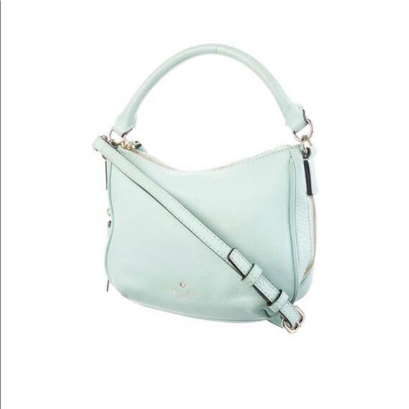 kate spade Handbags - Kate Spade New York Blue Green Leather Cobble Hill Mini Ella Satchel Bag